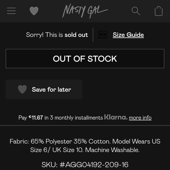 ❤Drawstring cropped hoodie from Nasty Gal❤ - Picture 5 of 5